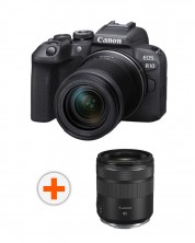 Φωτογραφική μηχανή Mirrorless Canon - EOS R10, RF-S 18-150, IS STM, Black + Φακός Canon - RF 85mm f/2 Macro IS STM